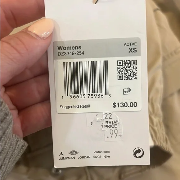 Jordan Nike Women’s Khaki Cargo - Picture 3 of 7